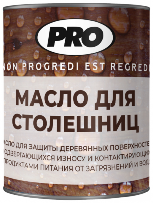 Масло PRO для столешниц, темный орех, 0.9 л