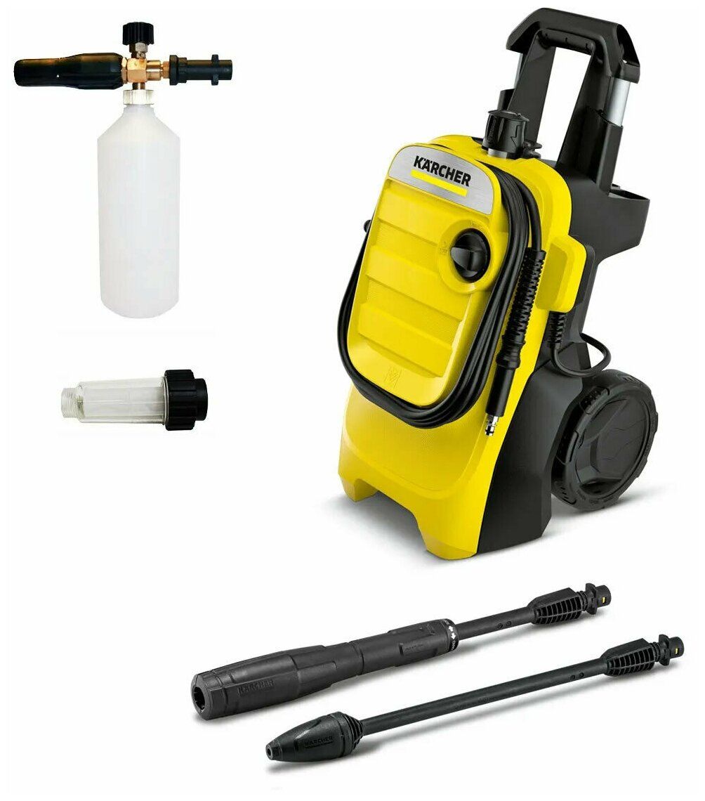 Отзывы о товаре Мини мойка высокого давления Karcher K4 Compact + пенная  насадка LS3-k + фильтр - Интернет-магазин WADOO.RU