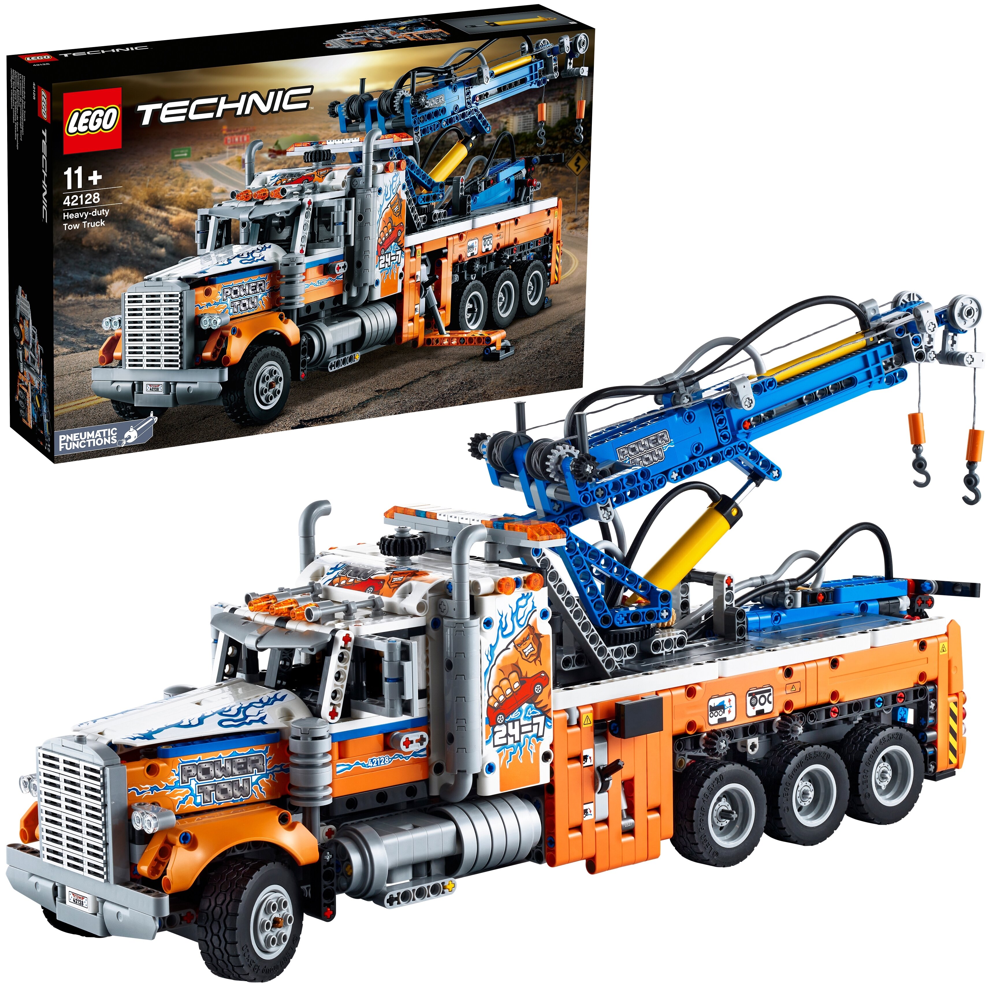 Конструктор LEGO Technic 42128 Грузовой эвакуатор купить в Москве, СПб,  Новосибирске по низкой цене