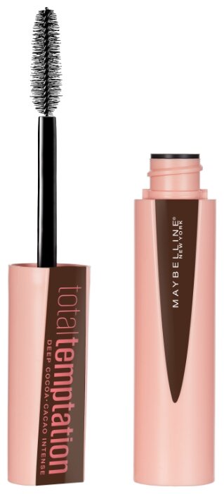 Maybelline New York Тушь для ресниц Total Temptation Deep Cocoa, 02 коричневый Maybelline New York Тушь для ресниц Total Temptation Deep Cocoa, 02 коричневый