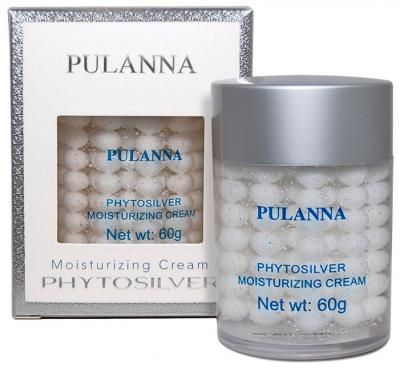 PULANNA Phytosilver Moisturizing Cream Увлажняющий крем для лица с серебром, 60 г