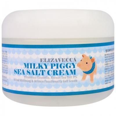 Elizavecca Sea Salt cream Крем для лица с коллагеном и морской солью 100 мл