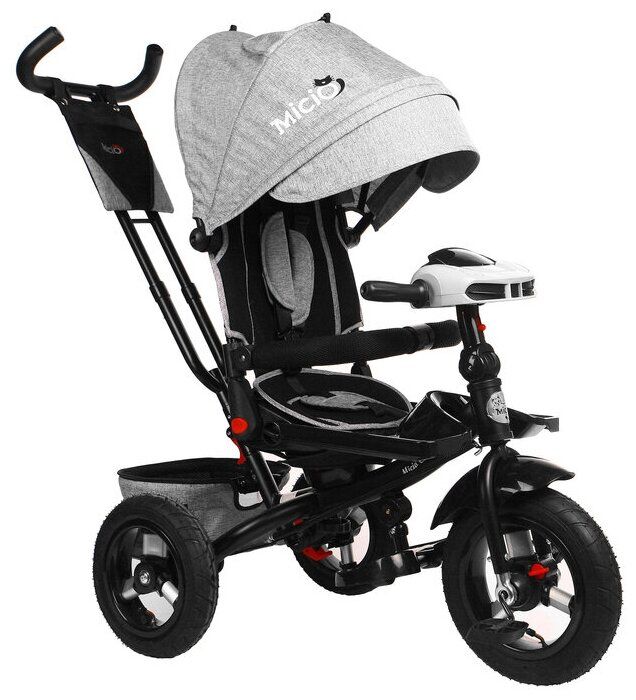 Трехколесный велосипед Micio Comfort Plus 2019, серый Трехколесный велосипед Micio Comfort Plus 2019, серый