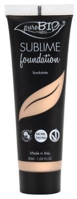 PuroBIO Тональный крем Sublime Foundation Fondotinta, 30 мл, оттенок: 01