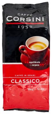 Кофе в зернах Caffe Corsini Classico, арабика/робуста, 500 г