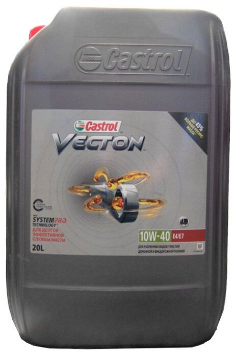 Моторное масло Castrol Vecton 10w-40 E4/E7 20 л Моторное масло Castrol Vecton 10w-40 E4/E7 20 л