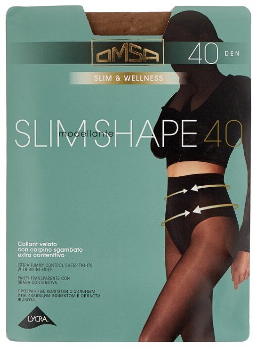 Колготки Omsa Slim Shape 40 den, размер 4-L, daino (коричневый) Колготки Omsa Slim Shape 40 den, размер 4-L, daino (коричневый)