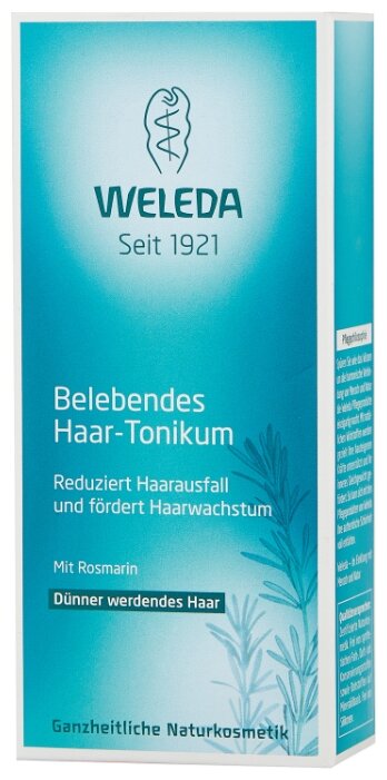 Weleda Укрепляющий тоник для роста волос с розмарином, 100 мл