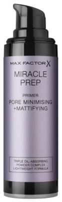 Max Factor Праймер Miracle Prep Pore Minimising + Mattifying 30 мл белый