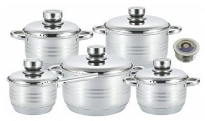 Набор посуды Edenberg EB-3705 - 12 пр / нержавейки с толстым дном