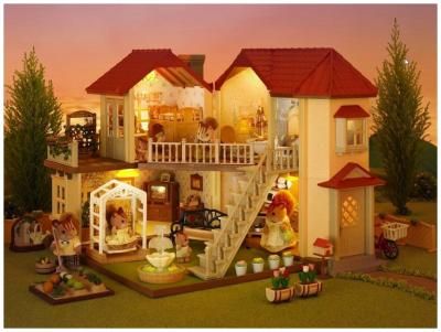 Набор игровой Sylvanian Families Большой дом со светом, подарочный набор сильваниан фемелис