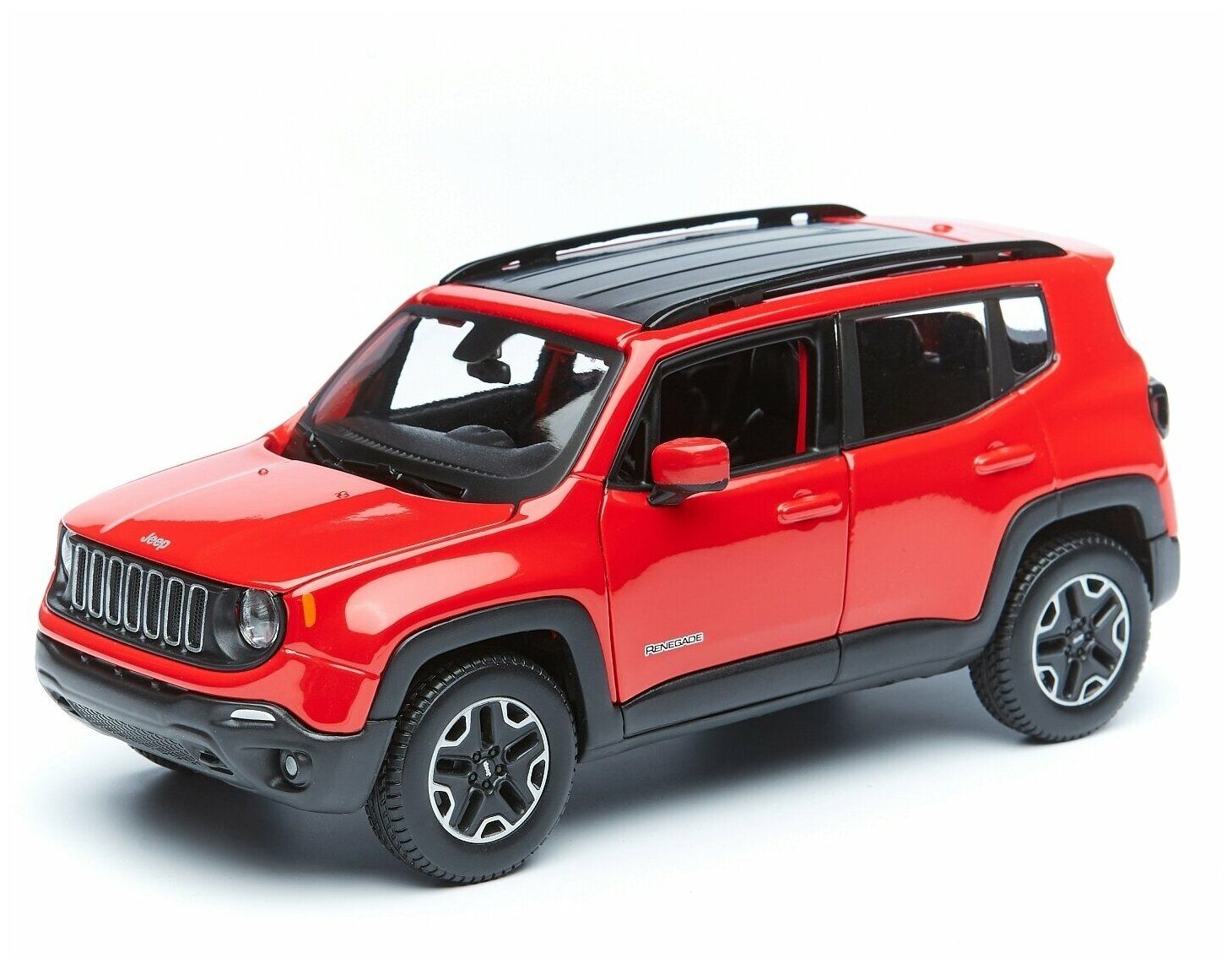 Maisto Машинка Jeep Renegade, 1:24 красная купить в Москве, СПб,  Новосибирске по низкой цене