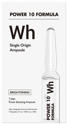 It'S SKIN Power 10 Formula WH Single Origin Ampoule Высококонцентрированная отбеливающая сыворотка для лица в ампулах, 1.7 мл , 7 шт.