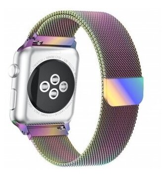 EVA Ремешок Milanese Loop Stainless Steel для Apple Watch 42/44mm хамелеон