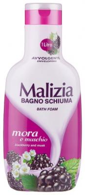 Malizia Пена для ванн Blackberry and musk, 1 л