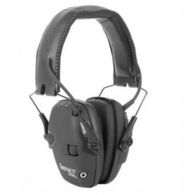 Наушники активные Howard Impact Sport, стерео, SNR 25dB, NRR22dB, черный, вход AUX 3,5мм, 2ХААА
