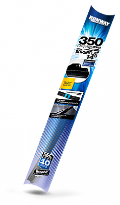 Щетка стеклоочистителя бескаркасная RUNWAY Superflat RW-14U 350 мм, 1 шт.