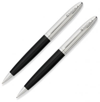 Канцелярский набор Franklin Covey Lexington, 2 пр., black chrome