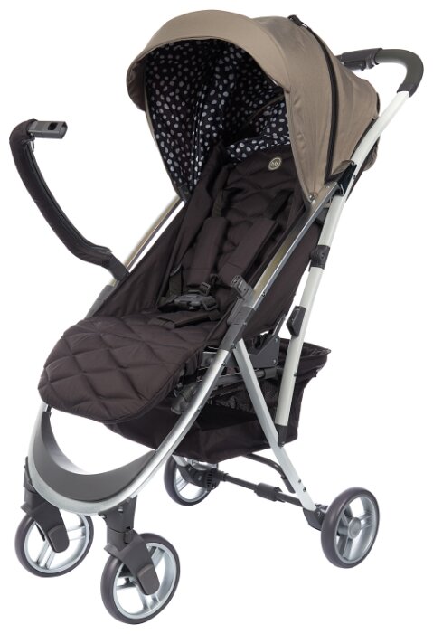 Прогулочная коляска Happy Baby Eleganza V2 sand, цвет шасси: серебристый