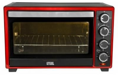 Мини-печь GFGRIL GFO-48BR конвекция,вертел,антипригарное покрытие/48л