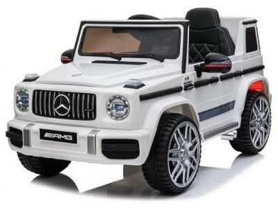 Электромобиль Mercedes- Benz G63 AMG BBH-0002, серебристый глянец