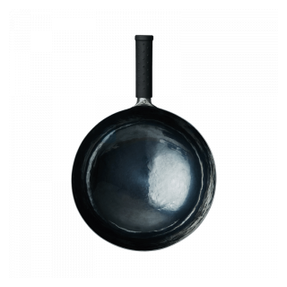 Сковорода-вок ручной ковки Xiaomi Huo Hou Three Rings Zhangqiu Iron Pot One Ring 32cm