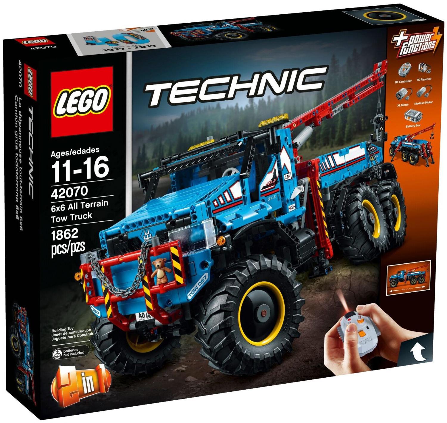 Конструктор LEGO Technic 42070 Эвакуатор-внедорожник 6х6 купить в Москве,  СПб, Новосибирске по низкой цене