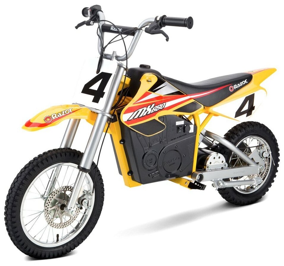 Razor Мотоцикл MX650, желтый