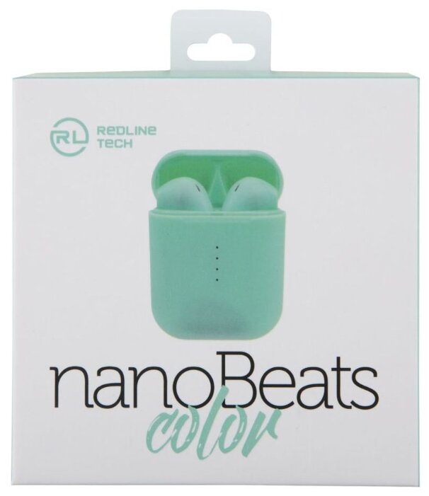 Беспроводные наушники Red Line BHS-14 nanoBeats Color mint Беспроводные наушники Red Line BHS-14 nanoBeats Color mint