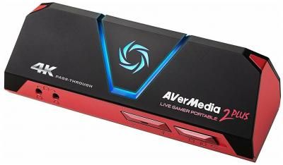 AVerMedia Technologies Live Gamer Portable 2 PLUS черный/красный