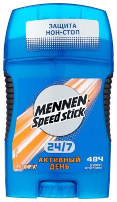Дезодорант-антиперспирант стик Mennen Speed Stick 24/7 Активный день, 50 г