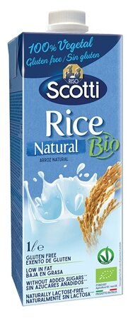 Рисовый напиток Riso Scotti Rice Natural 0.9%, 1 л, 10 шт.