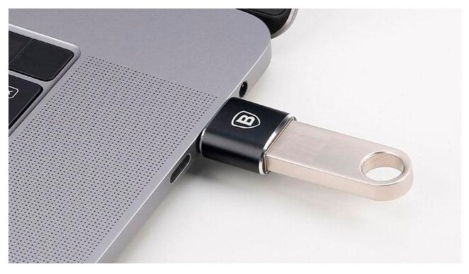 Переходник Baseus USB-А - USB Type-C (CATOTG-01) черный Переходник Baseus USB-А - USB Type-C (CATOTG-01) черный